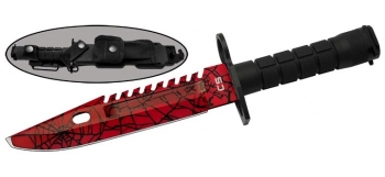 Нож тактический CS2021CW, стилизация штык-ножа м9 к М-16 из игры CS:GO Кровавая Паутина